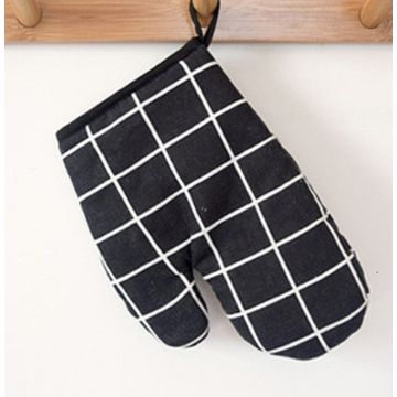 Guantes de cocina de poliéster con aislamiento térmico, decoración para el hogar, manoplas de horno personalizadas para hornear