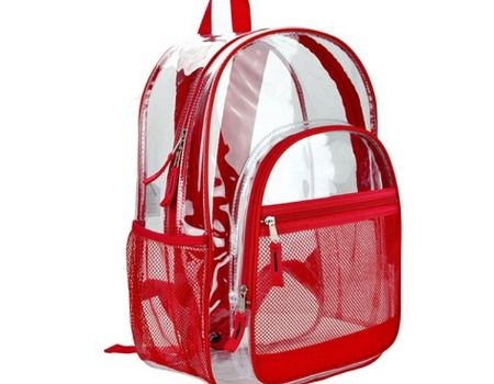 clear book bags for school