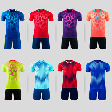 2023 New Design 100% Polyester Soccer Uniform Custom Football