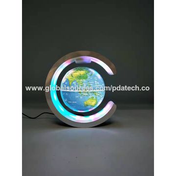 Globo magnético ligero llevado giratorio 6inch, globo flotante del levitaiton nuevos 360 del mundo