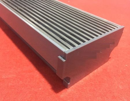 8 x Drain Channel Drainage Plastic PVC Gutter Water Rain Drive Trendy Grate 1m
