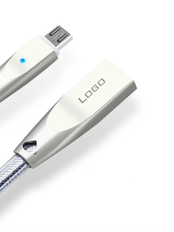 China Zinc Alloy cap USb Cable Jelly nylon braided jacket on Global