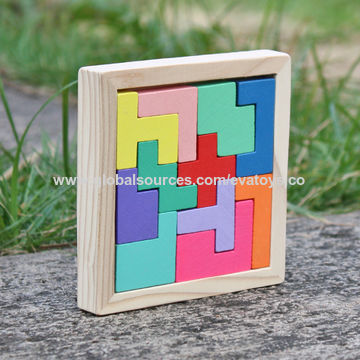 wood tetris puzzle