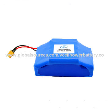 China Lithium ion 18650 10S2P 36V 4Ah 144Wh rechargeable battery pack ...