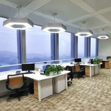 China 400mm Hexagon Led Pendant Light Modern Living Room Home