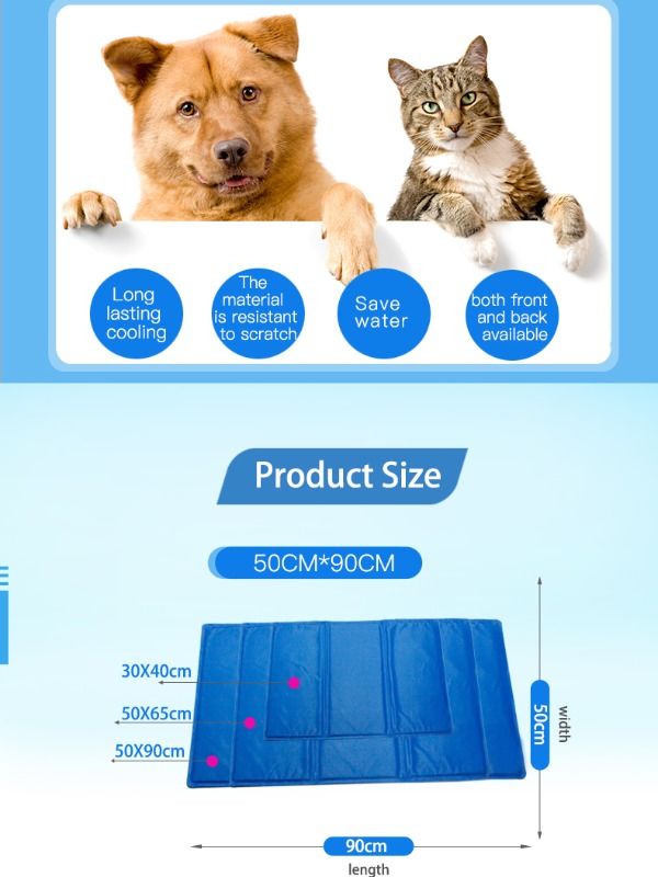 front pet cooling mat