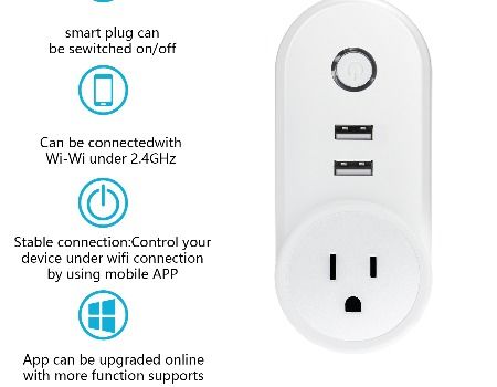 China WiFi Smart Socket,Smart Lamp Power Plug With US Works With Amazon ...