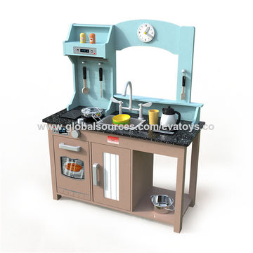 China 2019 Original Design Real Wooden Kids Cooking Play Set For