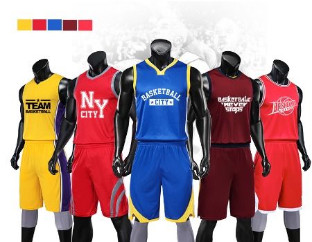 custom basketball jersey design blue and red personalized color digital  sublimation printing custom basketball uniforms china