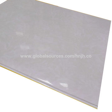 China 40x0 6cm Flat Marble Grain Pvc Ceiling Wall Panel Board