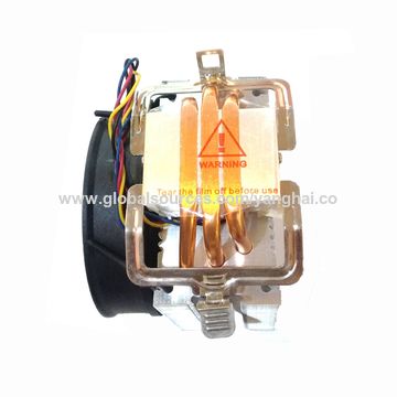 China2 copper heatpipe cpu fan Universal for Intel LGA775 & 1150 & 1151 ...