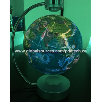 Regalo de cumpleaños creativo de la oficina del péndulo de la constelación del globo de la levitación magnética