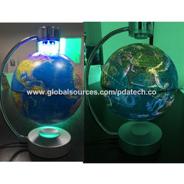 Regalo de cumpleaños creativo de la oficina del péndulo de la constelación del globo de la levitación magnética