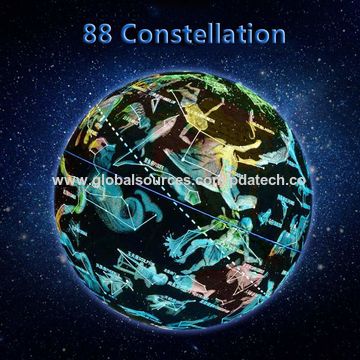 Regalo de cumpleaños creativo de la oficina del péndulo de la constelación del globo de la levitación magnética