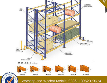Warehouse Racking Struts High Quality Warehouse Steel Equipment Heavy Duty Storage Pallet ...