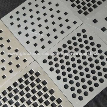 China Sound Proof Mesh Staggered 60 Degrees Round Role Perforated