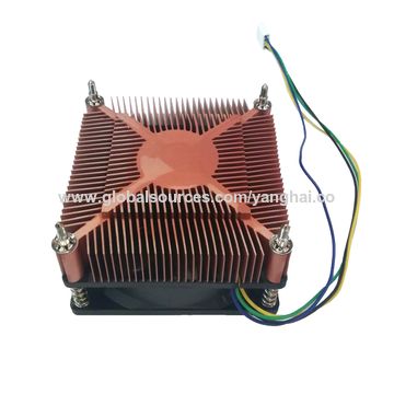China PC Intel processor socket lga775 used cpu fan with fan & heatsink ...