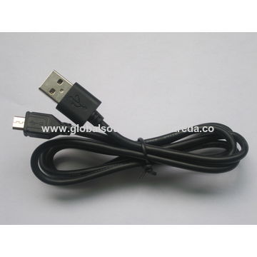 Micro-USB-Daten- und Ladekabel für Mobiltelefone mit 3-fach-Stecker, lange Lebensdauer, robust.