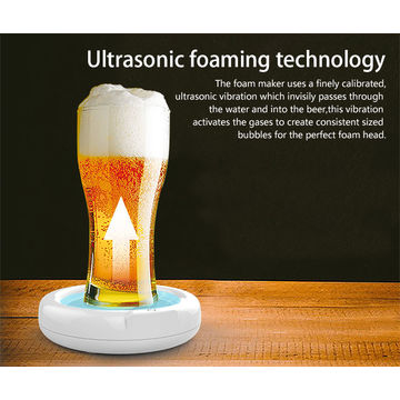  Beer Frother, Ultrasonic Beer Foamer Foamer Portable