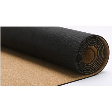 Tape la estera de la yoga con corcho, superficie natural de rubber+Cork, con y sin la impresión
