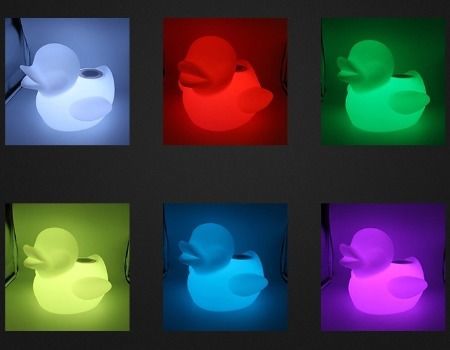 led floating duck speaker