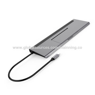 Adaptador multipuerto USB-C a HDMI+VGA+DP+RJ45+2xUSB 3.0+USB2.0 +SD3.0 +TF3.0+Audio + PD 3.0 - Solución docking integral