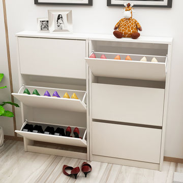 China Hot Selling Home Furniture Shoes Rack Wooden Modern Shoes