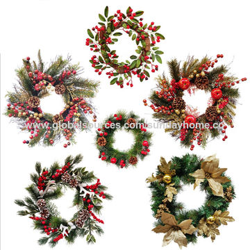 China Christmas Wreaths Decorative Seasonal Front Door Wreath Best