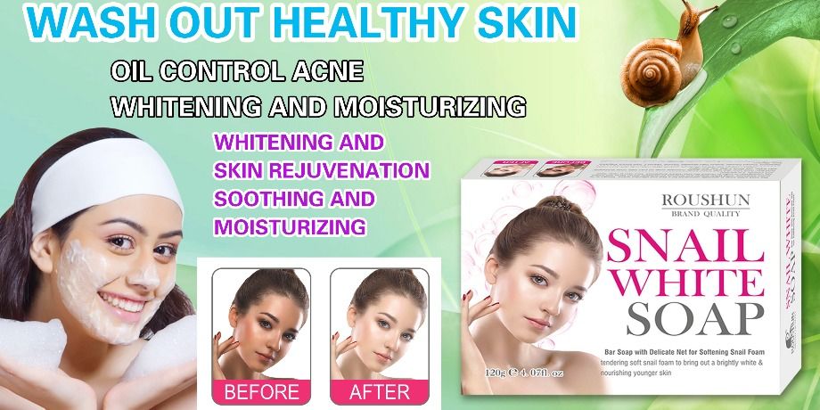 snail white acne soap benefits