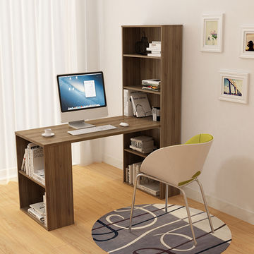 Desk Bookcase Combination Small Apartment Computer Desktop Desk Home Student  Bookcase - China Computer Desks, Study Table Computer Desk