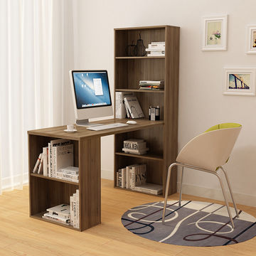 Desk Bookcase Combination Small Apartment Computer Desktop Desk Home Student  Bookcase - China Computer Desks, Study Table Computer Desk