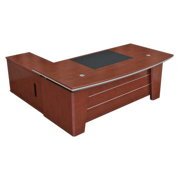 Walnut Finish Office Table Big Boss Computer Desk Office Furniture - China  Office Furniture, Chinese Furniture