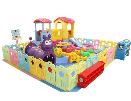 playpen with slide