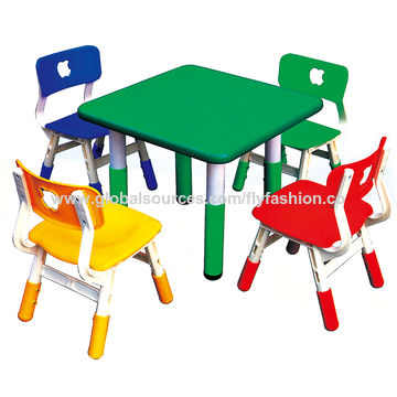 China Students Reading Desk And Chair Set For Sale Daycare