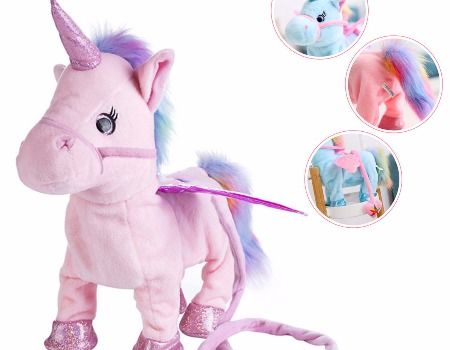walking talking unicorn toy