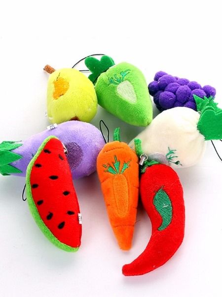 plush fruit and vegetable toys