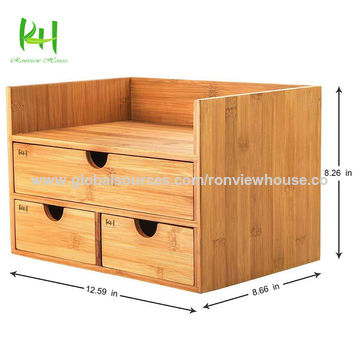 China Bamboo Storage Boxes Suitable For Kitchen Space Bedroom