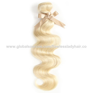 China Factory Price Hair Bundles Wave 613 Blonde Color Hair