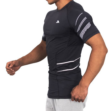 China Men s Compression Tee Shirt Shapewear Reflective Trims Ab Sauna china-men-s-compression-tee-shirt-shapewear-reflective-trims-ab-sauna