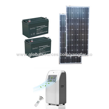 portable air conditioner with solar panel