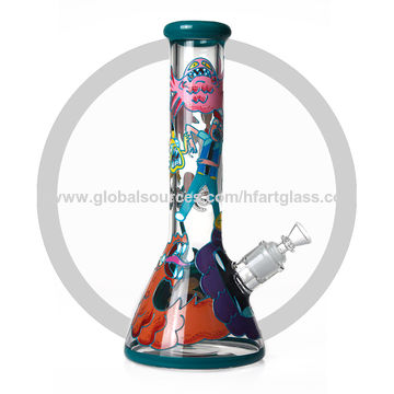 Buy Wholesale China Rick And Morty Honeycomb Beaker Bong 7mm Thick Glass  Water Pipe Factory Wholesale Price & Rick And Morty Water Pipe at USD 1