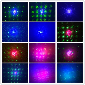 Lumières Laser, DJ Disco, son de scène, RGB, projecteur Led
