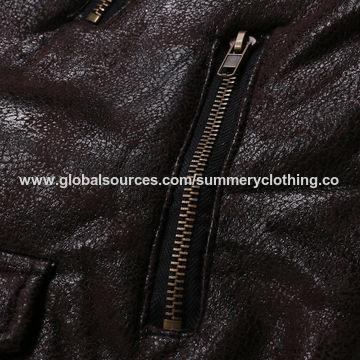Hong Kong Sar Men S Fashion Leather Jacket For Winter Fleece Hong Kong Sar Men S Fashion Leather