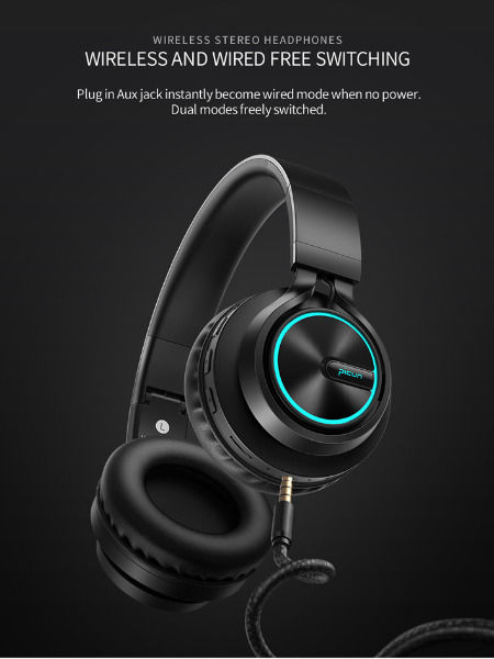 Picun B6 LED RGB Stereo Bass Handsfree Cell Phone Built-in Mic Bluetooth Wireless Headphones, wireless headphones led bluetooth headphone cell phone bluetooth headphone - Buy China Bluetooth headphone Globalsources.com