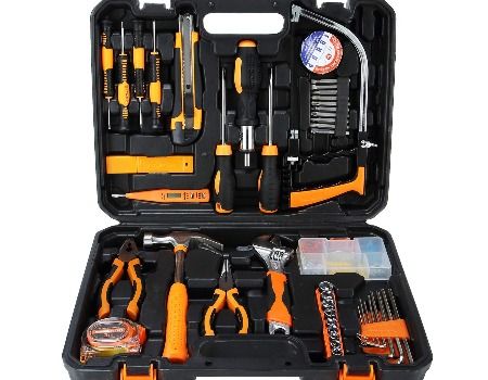 SOLUDE Home Repair Tools Sets,55 Pieces Handsaw General Household 
