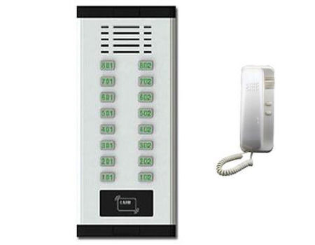 2 Wires Audio Multi Apartment intercom system, 2 Wires Audio door phone ...