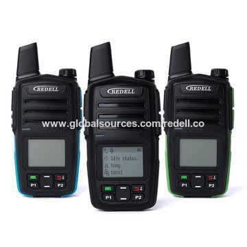 China rádio bidirecional GSM walkie talkie com cartão Sim para negócios/polícia