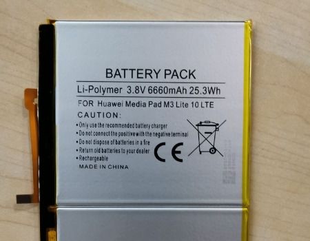 Buy Wholesale China High Capacity 3.8v 6600mah Tablet Batteries,replace For Huawei Media Pad M3 Lite 10 Lte Hb26a5i0ebc & Huawei Media Pad M3 Lite Batteries at USD 9 | Global Sources