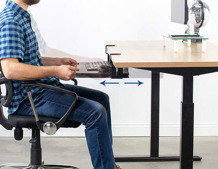 China Clamping On Keyboard Tray No Need To Screw Into Desk Slides