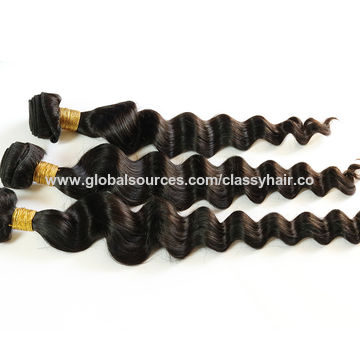 China Loose Deep Wave Human Hair Bundles Brazilian Body Wavy Remy